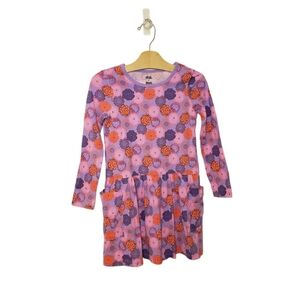 Tea Collection x Hello Kitty Size 6 Girls Floral Long Sleeve Dress